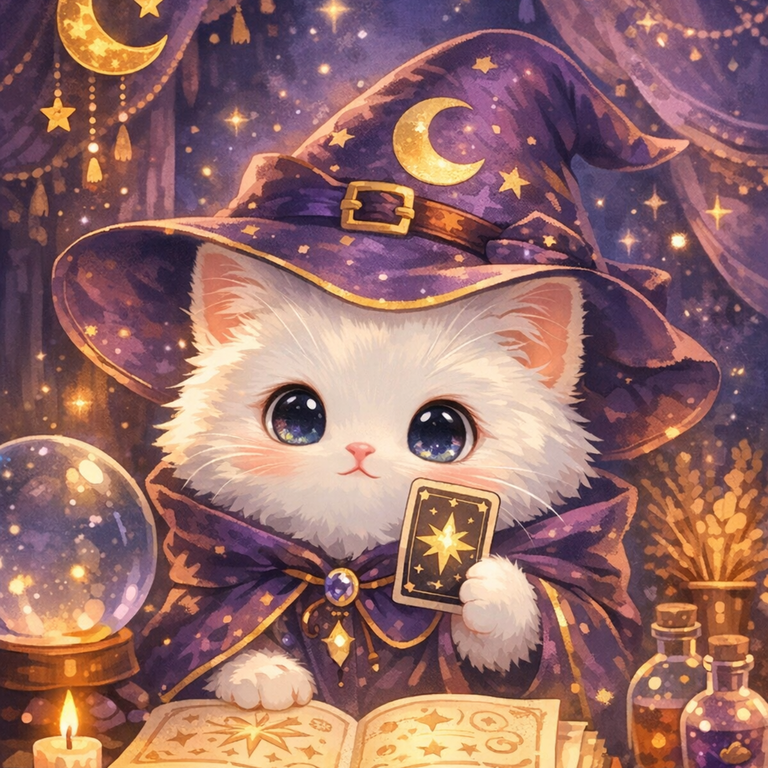 모모냥 고양이 마법사